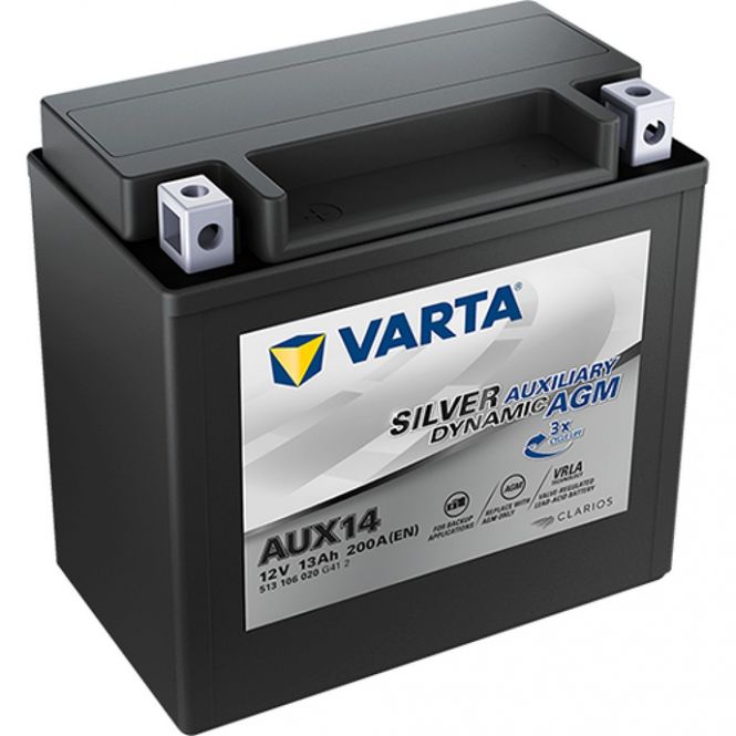 Hovedbilde VARTA AGM AUX Batteri 12V 13AH 200CCA (150x87x146mm) +venstre 