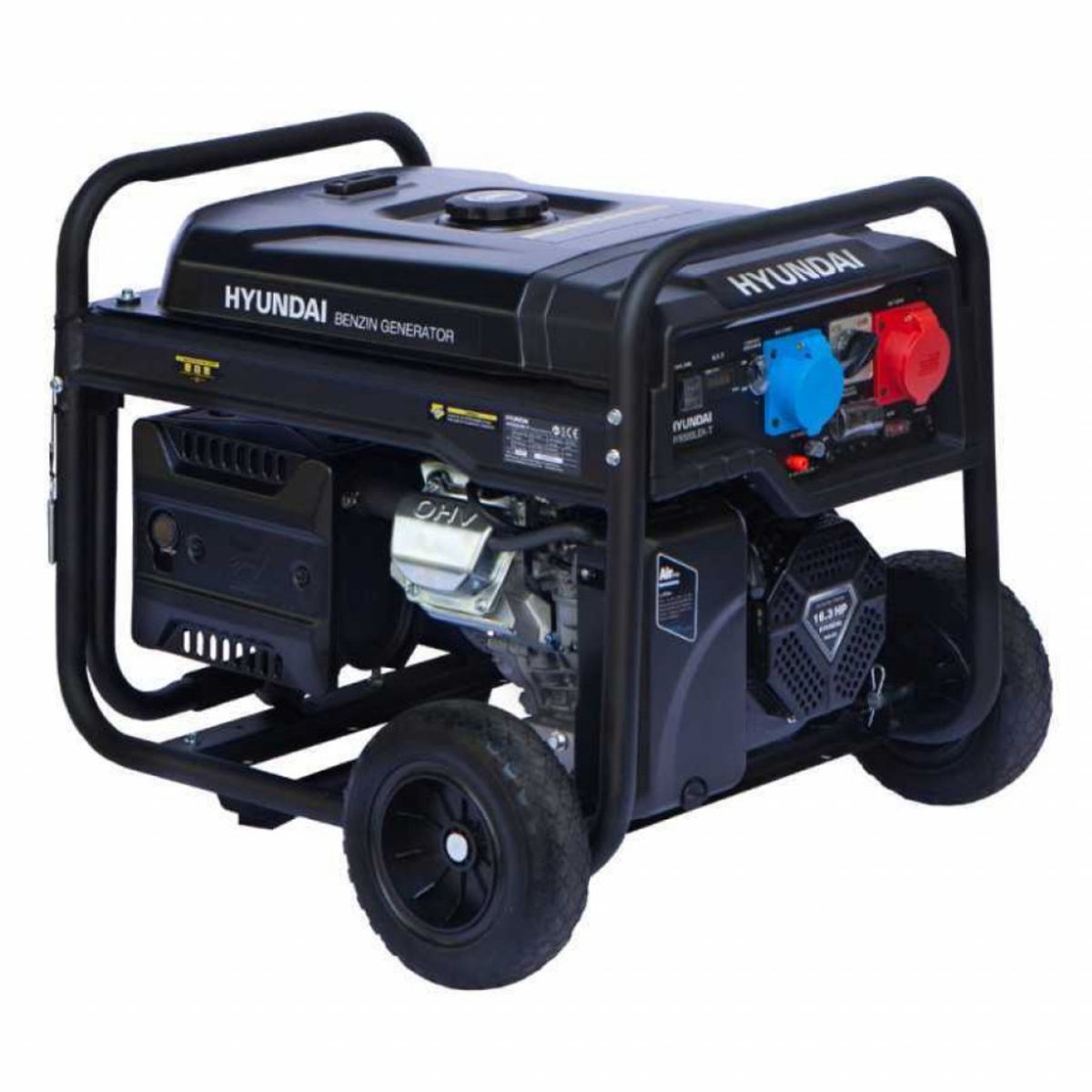 HYUNDAI HY10100LEK-T Proff Strømaggregat 8000W - 400V & 230V 1-FAS 
