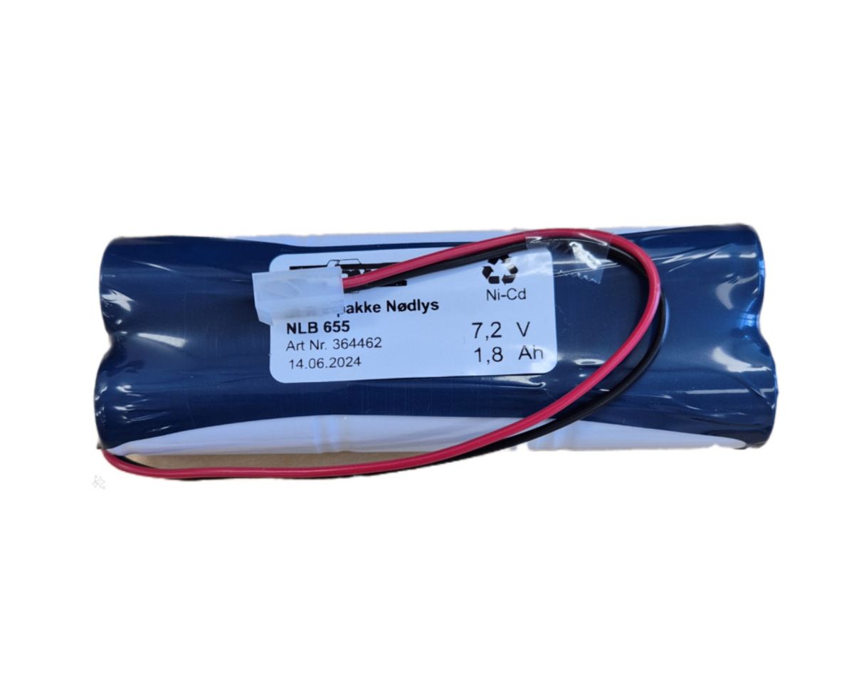 NLB 655 7,2V-1,8Ah-2S-Plugg 27