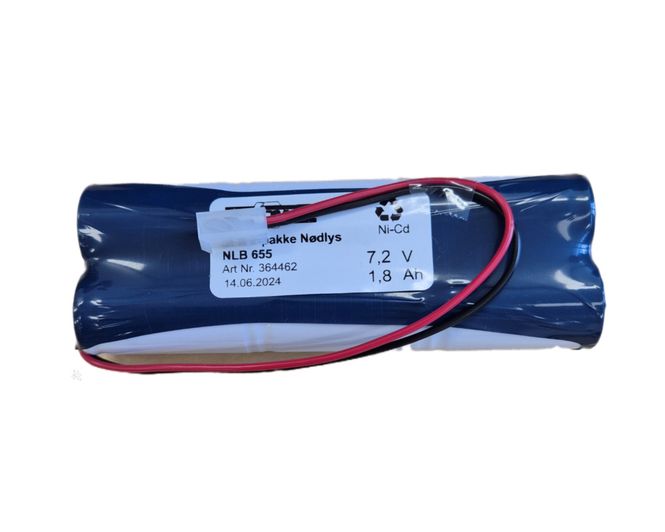 Hovedbilde NLB 655 7,2V-1,8Ah-2S-Plugg 27