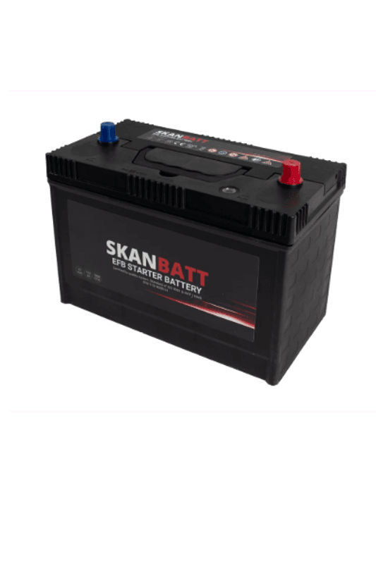 SKANBATT EFB Startbatteri 12V 115AH 1000CCA (330x173x239mm) +R